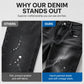 Men's Urban Street Style Paint Splatter Distressed Denim Jeans