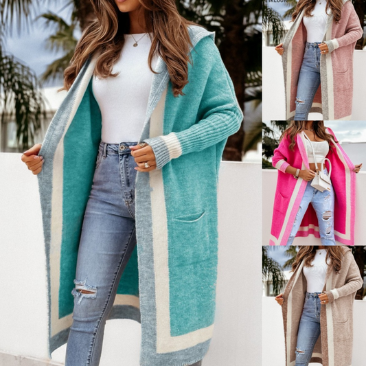 👚✨Women's Long Hooded Knit Cardigan✨𝘉𝘶𝘺 𝘢𝘯𝘺 2 𝘢𝘯𝘥 𝘨𝘦𝘵 𝘢𝘯 𝘦𝘹𝘵𝘳𝘢 8% 𝘥𝘪𝘴𝘤𝘰𝘶𝘯𝘵
