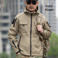 💥 Built for Tough Conditions | Men's Thermal Waterproof Multi-Pocket Hooded Jacket⚡Free shipping