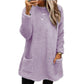 🍂LAST DAY SALE 60% OFF👍✨☁️Women's Warm Crew Neck Long Sleeve Top