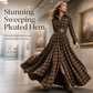 👗✨Plus Size Women French Vintage Plaid Dress with Irregular Hem and Slimming Design✨𝘉𝘶𝘺 𝘢𝘯𝘺 2 𝘢𝘯𝘥 𝘨𝘦𝘵 𝘢𝘯 𝘦𝘹𝘵𝘳𝘢 8% 𝘥𝘪𝘴𝘤𝘰𝘶𝘯𝘵