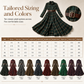 👗✨Plus Size Women French Vintage Plaid Dress with Irregular Hem and Slimming Design✨𝘉𝘶𝘺 𝘢𝘯𝘺 2 𝘢𝘯𝘥 𝘨𝘦𝘵 𝘢𝘯 𝘦𝘹𝘵𝘳𝘢 8% 𝘥𝘪𝘴𝘤𝘰𝘶𝘯𝘵