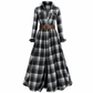 👗✨Plus Size Women French Vintage Plaid Dress with Irregular Hem and Slimming Design✨𝘉𝘶𝘺 𝘢𝘯𝘺 2 𝘢𝘯𝘥 𝘨𝘦𝘵 𝘢𝘯 𝘦𝘹𝘵𝘳𝘢 8% 𝘥𝘪𝘴𝘤𝘰𝘶𝘯𝘵