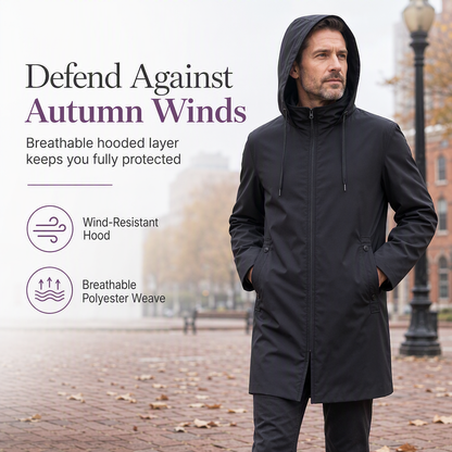 ✨Men's Hooded Slim Fit Windbreaker Coat✨𝘉𝘶𝘺 𝘢𝘯𝘺 2 𝘢𝘯𝘥 𝘨𝘦𝘵 𝘢𝘯 𝘦𝘹𝘵𝘳𝘢 8% 𝘥𝘪𝘴𝘤𝘰𝘶𝘯𝘵