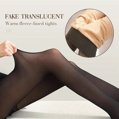 👗✨Flawless Legs Fake Translucent Warm Plush Lined Elastic Tights✨𝘉𝘶𝘺 𝘢𝘯𝘺 2 𝘢𝘯𝘥 𝘨𝘦𝘵 𝘢𝘯 𝘦𝘹𝘵𝘳𝘢 8% 𝘥𝘪𝘴𝘤𝘰𝘶𝘯𝘵