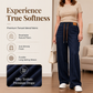 Women's Casual Drawstring Wide-Leg Jeans