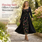 👗✨Black Long Sleeve Square Neck Lace Up Corset Maxi Dress with Floral Embroidered Mesh Panel✨𝘉𝘶𝘺 𝘢𝘯𝘺 2 𝘢𝘯𝘥 𝘨𝘦𝘵 𝘢𝘯 𝘦𝘹𝘵𝘳𝘢 8% 𝘥𝘪𝘴𝘤𝘰𝘶𝘯𝘵