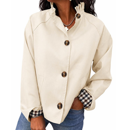 👚✨Women's Stylish Polished Cropped Trench✨𝘉𝘶𝘺 𝘢𝘯𝘺 2 𝘢𝘯𝘥 𝘨𝘦𝘵 𝘢𝘯 𝘦𝘹𝘵𝘳𝘢 8% 𝘥𝘪𝘴𝘤𝘰𝘶𝘯𝘵