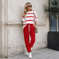 👚✨Women's Striped Sweatshirt & Jogger Pants Set✨𝘉𝘶𝘺 𝘢𝘯𝘺 2 𝘢𝘯𝘥 𝘨𝘦𝘵 𝘢𝘯 𝘦𝘹𝘵𝘳𝘢 8% 𝘥𝘪𝘴𝘤𝘰𝘶𝘯𝘵
