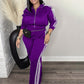 🎀 Chic Athletic Tracksuit - Long Sleeve Jacket and Pants Outfit✨𝘉𝘶𝘺 𝘢𝘯𝘺 2 𝘢𝘯𝘥 𝘨𝘦𝘵 𝘢𝘯 𝘦𝘹𝘵𝘳𝘢 8% 𝘥𝘪𝘴𝘤𝘰𝘶𝘯𝘵