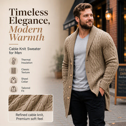 ✨Men's Mid-Long Cable Knit Cardigan✨𝘉𝘶𝘺 𝘢𝘯𝘺 2 𝘢𝘯𝘥 𝘨𝘦𝘵 𝘢𝘯 𝘦𝘹𝘵𝘳𝘢 8% 𝘥𝘪𝘴𝘤𝘰𝘶𝘯𝘵