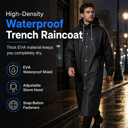 ✨Long Hooded EVA Raincoat Poncho✨𝘉𝘶𝘺 𝘢𝘯𝘺 2 𝘢𝘯𝘥 𝘨𝘦𝘵 𝘢𝘯 𝘦𝘹𝘵𝘳𝘢 8% 𝘥𝘪𝘴𝘤𝘰𝘶𝘯𝘵