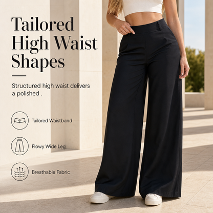 ✨Women's Casual High Waisted Wide Leg Tailored Pants with Flowy Drape✨𝘉𝘶𝘺 𝘢𝘯𝘺 2 𝘢𝘯𝘥 𝘨𝘦𝘵 𝘢𝘯 𝘦𝘹𝘵𝘳𝘢 8% 𝘥𝘪𝘴𝘤𝘰𝘶𝘯𝘵