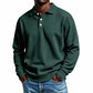 ✨Men's Waffle Knit Long Sleeve Collared Top✨𝘉𝘶𝘺 𝘢𝘯𝘺 2 𝘢𝘯𝘥 𝘨𝘦𝘵 𝘢𝘯 𝘦𝘹𝘵𝘳𝘢 8% 𝘥𝘪𝘴𝘤𝘰𝘶𝘯𝘵