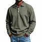 ✨Men's Waffle Knit Long Sleeve Collared Top✨𝘉𝘶𝘺 𝘢𝘯𝘺 2 𝘢𝘯𝘥 𝘨𝘦𝘵 𝘢𝘯 𝘦𝘹𝘵𝘳𝘢 8% 𝘥𝘪𝘴𝘤𝘰𝘶𝘯𝘵