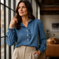 👚✨Women's Ruffle Collar Puff Sleeve Denim Top✨𝘉𝘶𝘺 𝘢𝘯𝘺 2 𝘢𝘯𝘥 𝘨𝘦𝘵 𝘢𝘯 𝘦𝘹𝘵𝘳𝘢 8% 𝘥𝘪𝘴𝘤𝘰𝘶𝘯𝘵