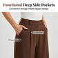 ✨👖Women's High-Waist Pleated Wide-Leg Trousers✨𝘉𝘶𝘺 𝘢𝘯𝘺 2 𝘢𝘯𝘥 𝘨𝘦𝘵 𝘢𝘯 𝘦𝘹𝘵𝘳𝘢 8% 𝘥𝘪𝘴𝘤𝘰𝘶𝘯𝘵