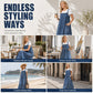 👗✨Women's Oversized Casual Denim Suspender Maxi Dress✨𝘉𝘶𝘺 𝘢𝘯𝘺 2 𝘢𝘯𝘥 𝘨𝘦𝘵 𝘢𝘯 𝘦𝘹𝘵𝘳𝘢 8% 𝘥𝘪𝘴𝘤𝘰𝘶𝘯𝘵