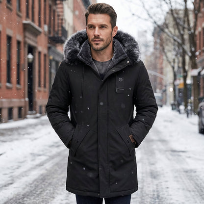 ✨Men's Windproof Hooded Thermal Mid-Length Parka Jacket✨𝘉𝘶𝘺 𝘢𝘯𝘺 2 𝘢𝘯𝘥 𝘨𝘦𝘵 𝘢𝘯 𝘦𝘹𝘵𝘳𝘢 8% 𝘥𝘪𝘴𝘤𝘰𝘶𝘯𝘵
