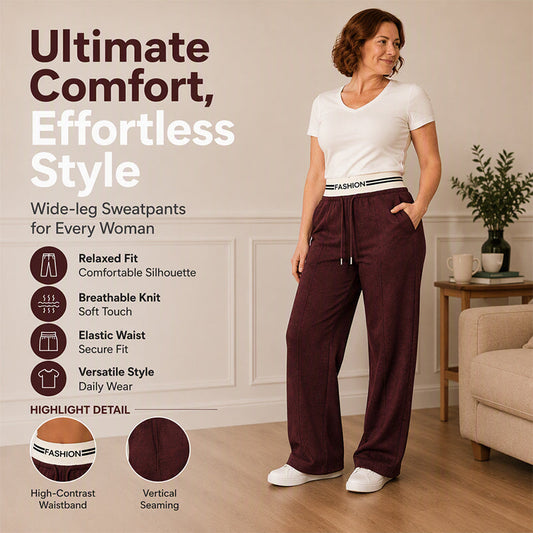 ✨👖Women's High-Waist Wide-Leg Sweatpants✨𝘉𝘶𝘺 𝘢𝘯𝘺 2 𝘢𝘯𝘥 𝘨𝘦𝘵 𝘢𝘯 𝘦𝘹𝘵𝘳𝘢 8% 𝘥𝘪𝘴𝘤𝘰𝘶𝘯𝘵