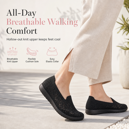 Women's Breathable Hollow Out Slip-On Shoes