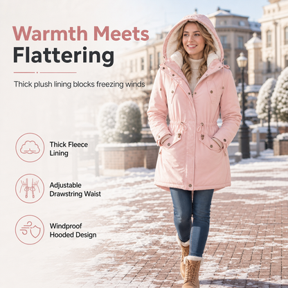 👚✨Women's Hooded Fleece-Lined Padded Winter Coat✨𝘉𝘶𝘺 𝘢𝘯𝘺 2 𝘢𝘯𝘥 𝘨𝘦𝘵 𝘢𝘯 𝘦𝘹𝘵𝘳𝘢 8% 𝘥𝘪𝘴𝘤𝘰𝘶𝘯𝘵