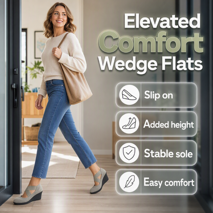 💎Women's Wedge Flats Slip On Comfort Shoes✨𝘉𝘶𝘺 𝘢𝘯𝘺 2 𝘢𝘯𝘥 𝘨𝘦𝘵 𝘢𝘯 𝘦𝘹𝘵𝘳𝘢 8% 𝘥𝘪𝘴𝘤𝘰𝘶𝘯𝘵