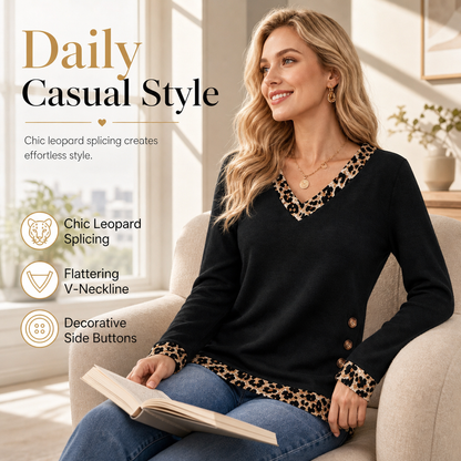 👚✨Women's V-Neck Long Sleeve Knit Top✨𝘉𝘶𝘺 𝘢𝘯𝘺 2 𝘢𝘯𝘥 𝘨𝘦𝘵 𝘢𝘯 𝘦𝘹𝘵𝘳𝘢 8% 𝘥𝘪𝘴𝘤𝘰𝘶𝘯𝘵