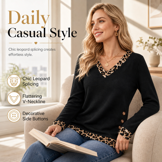 👚✨Women's V-Neck Long Sleeve Knit Top✨𝘉𝘶𝘺 𝘢𝘯𝘺 2 𝘢𝘯𝘥 𝘨𝘦𝘵 𝘢𝘯 𝘦𝘹𝘵𝘳𝘢 8% 𝘥𝘪𝘴𝘤𝘰𝘶𝘯𝘵