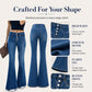 Women's High-Waisted Stretch Flare Jeans