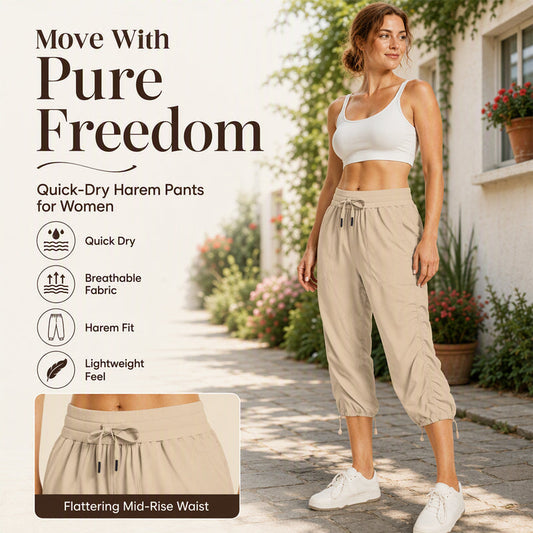 ✨👖Women's Lightweight Quick-Dry Cropped Pants✨𝘉𝘶𝘺 𝘢𝘯𝘺 2 𝘢𝘯𝘥 𝘨𝘦𝘵 𝘢𝘯 𝘦𝘹𝘵𝘳𝘢 8% 𝘥𝘪𝘴𝘤𝘰𝘶𝘯𝘵