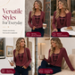 👚✨Women's Layered Look Plaid Knit Top✨𝘉𝘶𝘺 𝘢𝘯𝘺 2 𝘢𝘯𝘥 𝘨𝘦𝘵 𝘢𝘯 𝘦𝘹𝘵𝘳𝘢 8% 𝘥𝘪𝘴𝘤𝘰𝘶𝘯𝘵