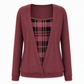 👚✨Women's Layered Look Plaid Knit Top✨𝘉𝘶𝘺 𝘢𝘯𝘺 2 𝘢𝘯𝘥 𝘨𝘦𝘵 𝘢𝘯 𝘦𝘹𝘵𝘳𝘢 8% 𝘥𝘪𝘴𝘤𝘰𝘶𝘯𝘵