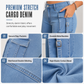 ✨👖Women's High Stretch Slim Fit Cargo Flare Jeans with Flap Pockets✨𝘉𝘶𝘺 𝘢𝘯𝘺 2 𝘢𝘯𝘥 𝘨𝘦𝘵 𝘢𝘯 𝘦𝘹𝘵𝘳𝘢 8% 𝘥𝘪𝘴𝘤𝘰𝘶𝘯𝘵