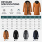 ✨Men's Mid-Length Coat with Removable Hood✨𝘉𝘶𝘺 𝘢𝘯𝘺 2 𝘢𝘯𝘥 𝘨𝘦𝘵 𝘢𝘯 𝘦𝘹𝘵𝘳𝘢 8% 𝘥𝘪𝘴𝘤𝘰𝘶𝘯𝘵