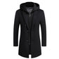 ✨Men's Mid-Length Coat with Removable Hood✨𝘉𝘶𝘺 𝘢𝘯𝘺 2 𝘢𝘯𝘥 𝘨𝘦𝘵 𝘢𝘯 𝘦𝘹𝘵𝘳𝘢 8% 𝘥𝘪𝘴𝘤𝘰𝘶𝘯𝘵