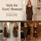 👗✨Women's Square Neck Flare Sleeve Midi Dress✨𝘉𝘶𝘺 𝘢𝘯𝘺 2 𝘢𝘯𝘥 𝘨𝘦𝘵 𝘢𝘯 𝘦𝘹𝘵𝘳𝘢 8% 𝘥𝘪𝘴𝘤𝘰𝘶𝘯𝘵