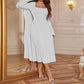 👗✨Women's Square Neck Flare Sleeve Midi Dress✨𝘉𝘶𝘺 𝘢𝘯𝘺 2 𝘢𝘯𝘥 𝘨𝘦𝘵 𝘢𝘯 𝘦𝘹𝘵𝘳𝘢 8% 𝘥𝘪𝘴𝘤𝘰𝘶𝘯𝘵