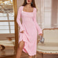 👗✨Women's Square Neck Flare Sleeve Midi Dress✨𝘉𝘶𝘺 𝘢𝘯𝘺 2 𝘢𝘯𝘥 𝘨𝘦𝘵 𝘢𝘯 𝘦𝘹𝘵𝘳𝘢 8% 𝘥𝘪𝘴𝘤𝘰𝘶𝘯𝘵
