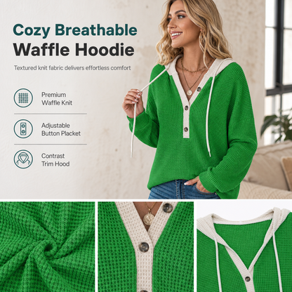 👚✨Women's Loose Fit Knit Hooded Sweatshirt✨𝘉𝘶𝘺 𝘢𝘯𝘺 2 𝘢𝘯𝘥 𝘨𝘦𝘵 𝘢𝘯 𝘦𝘹𝘵𝘳𝘢 8% 𝘥𝘪𝘴𝘤𝘰𝘶𝘯𝘵