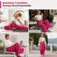 ✨👖Women High Waisted Wide Leg Sweatpants with Curved Seams and Pockets✨𝘉𝘶𝘺 𝘢𝘯𝘺 2 𝘢𝘯𝘥 𝘨𝘦𝘵 𝘢𝘯 𝘦𝘹𝘵𝘳𝘢 8% 𝘥𝘪𝘴𝘤𝘰𝘶𝘯𝘵