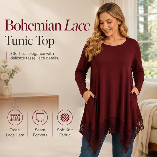 👚✨Women's Bohemian Lace Tunic Top✨𝘉𝘶𝘺 𝘢𝘯𝘺 2 𝘢𝘯𝘥 𝘨𝘦𝘵 𝘢𝘯 𝘦𝘹𝘵𝘳𝘢 8% 𝘥𝘪𝘴𝘤𝘰𝘶𝘯𝘵