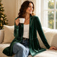 👚✨Women's Velvet Open Front Cardigan✨𝘉𝘶𝘺 𝘢𝘯𝘺 2 𝘢𝘯𝘥 𝘨𝘦𝘵 𝘢𝘯 𝘦𝘹𝘵𝘳𝘢 8% 𝘥𝘪𝘴𝘤𝘰𝘶𝘯𝘵
