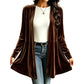 👚✨Women's Velvet Open Front Cardigan✨𝘉𝘶𝘺 𝘢𝘯𝘺 2 𝘢𝘯𝘥 𝘨𝘦𝘵 𝘢𝘯 𝘦𝘹𝘵𝘳𝘢 8% 𝘥𝘪𝘴𝘤𝘰𝘶𝘯𝘵
