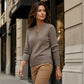 👚✨Women's Elegant Ribbed Knit Top with Metal Buckle✨𝘉𝘶𝘺 𝘢𝘯𝘺 2 𝘢𝘯𝘥 𝘨𝘦𝘵 𝘢𝘯 𝘦𝘹𝘵𝘳𝘢 8% 𝘥𝘪𝘴𝘤𝘰𝘶𝘯𝘵