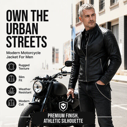 ✨Men's Slim-Fit PU Leather Jacket✨𝘉𝘶𝘺 𝘢𝘯𝘺 2 𝘢𝘯𝘥 𝘨𝘦𝘵 𝘢𝘯 𝘦𝘹𝘵𝘳𝘢 8% 𝘥𝘪𝘴𝘤𝘰𝘶𝘯𝘵