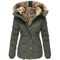 Women's Slim-Fit Hooded Padded Jacket