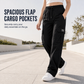 ✨👖Women's Relaxed Fit Straight Leg Cargo Pants with Elastic Drawstring Waist and Side Utility Pockets✨𝘉𝘶𝘺 𝘢𝘯𝘺 2 𝘢𝘯𝘥 𝘨𝘦𝘵 𝘢𝘯 𝘦𝘹𝘵𝘳𝘢 8% 𝘥𝘪𝘴𝘤𝘰𝘶𝘯𝘵