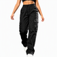 ✨👖Women's Relaxed Fit Straight Leg Cargo Pants with Elastic Drawstring Waist and Side Utility Pockets✨𝘉𝘶𝘺 𝘢𝘯𝘺 2 𝘢𝘯𝘥 𝘨𝘦𝘵 𝘢𝘯 𝘦𝘹𝘵𝘳𝘢 8% 𝘥𝘪𝘴𝘤𝘰𝘶𝘯𝘵