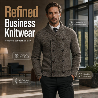 🧶 Men's Double Breasted Shawl Collar Knit Cardigan✨𝘉𝘶𝘺 𝘢𝘯𝘺 2 𝘢𝘯𝘥 𝘨𝘦𝘵 𝘢𝘯 𝘦𝘹𝘵𝘳𝘢 8% 𝘥𝘪𝘴𝘤𝘰𝘶𝘯𝘵